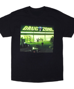 Playboi Carti Neon Tour Drug Zone Tee Black