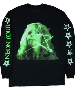 Playboi Carti Neon Tour Longsleeve White