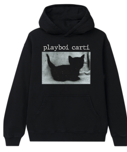 Playboi carti black cat hoodie