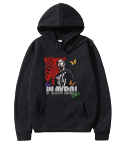 Playboi Carti Die Lit Tour Ribcage Butterfly Hoodies