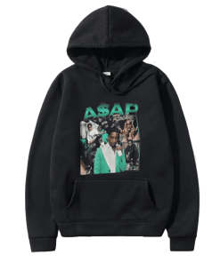 Playboi Carti Rap ASAP Rocky Green Print Hoodies