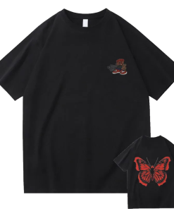 PlayboiCarti Red Butterfly Tees