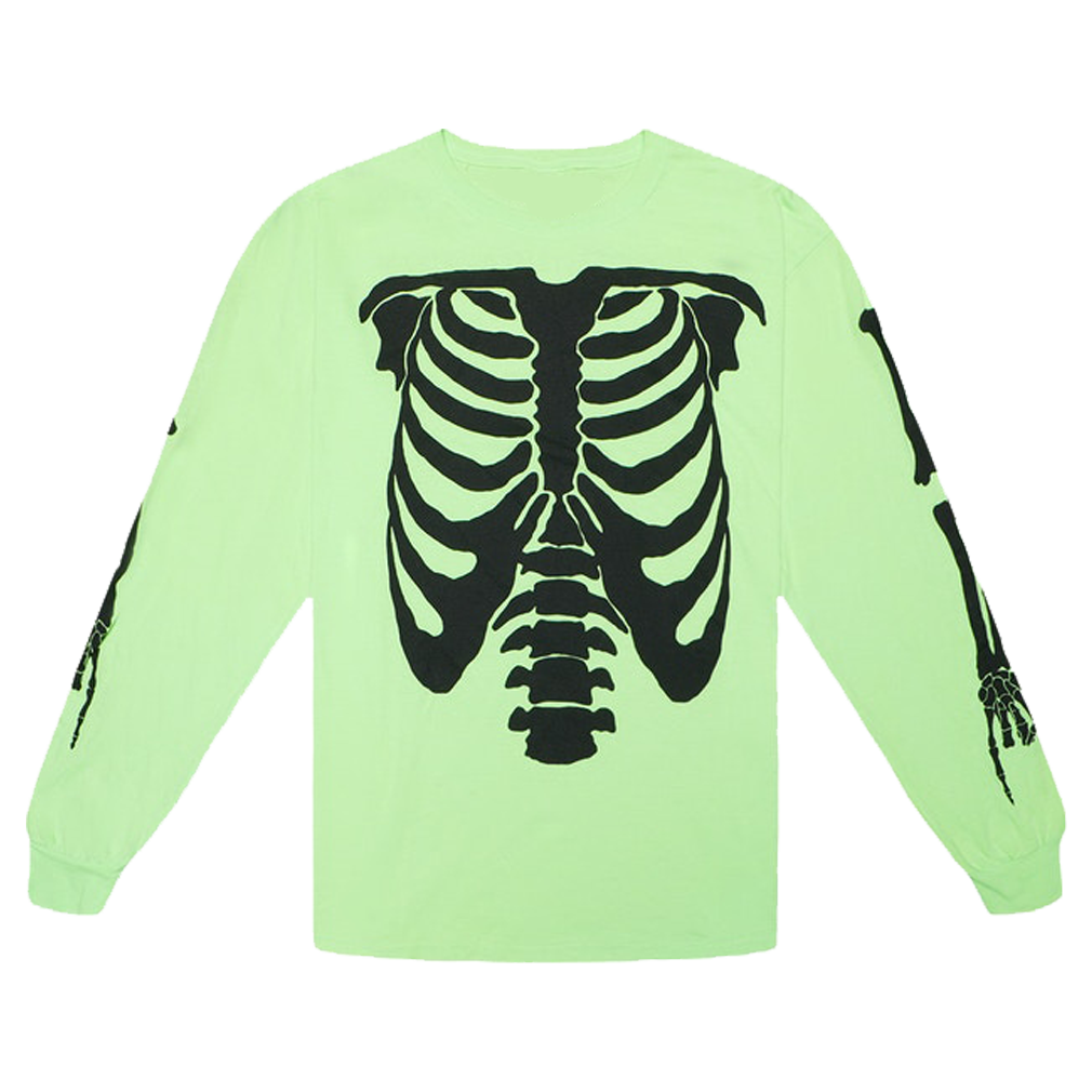 Playboi Carti Die Lit Tour Ribcage Longsleeve Green