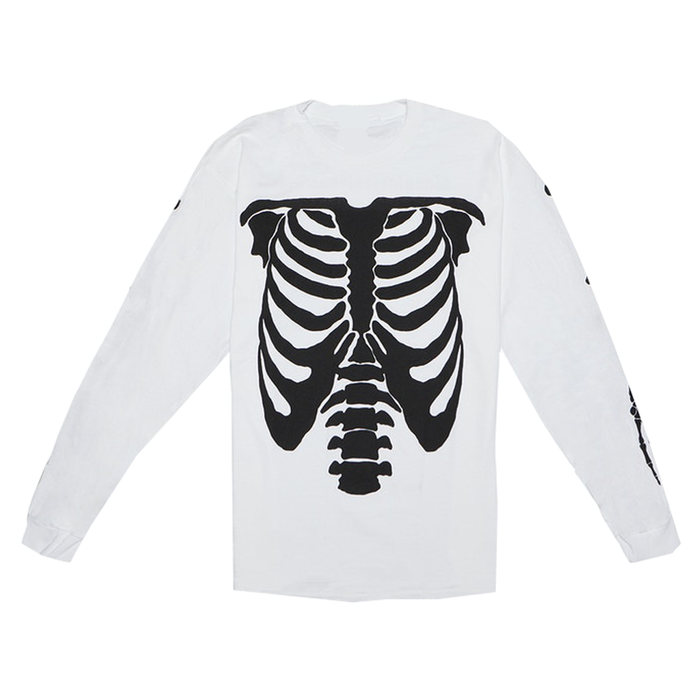 Playboi Carti Die Lit Tour Ribcage Longsleeve White