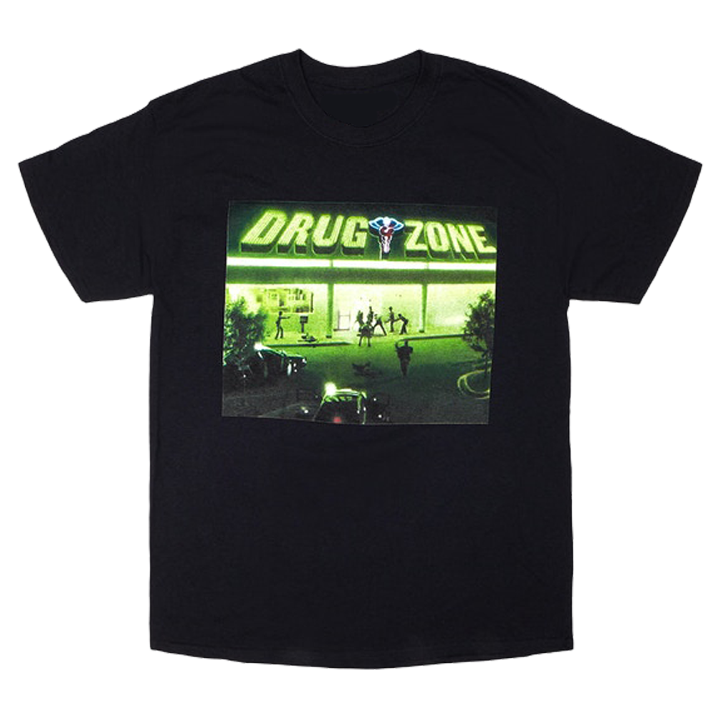 Playboi Carti Neon Tour Drug Zone Tee Black