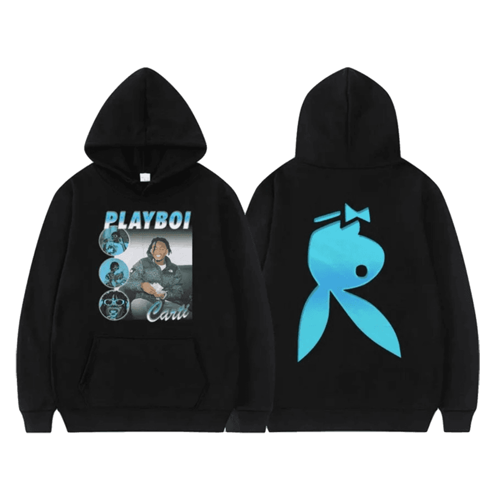Playboi Carti Back Bunny Hoodies