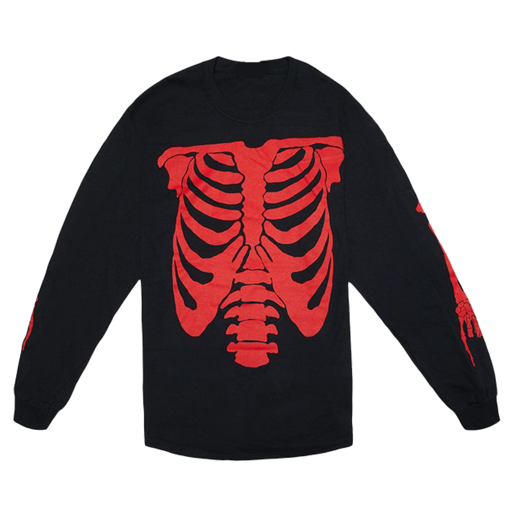 Playboi Carti Die Lit Tour Ribcage Longsleeve Black