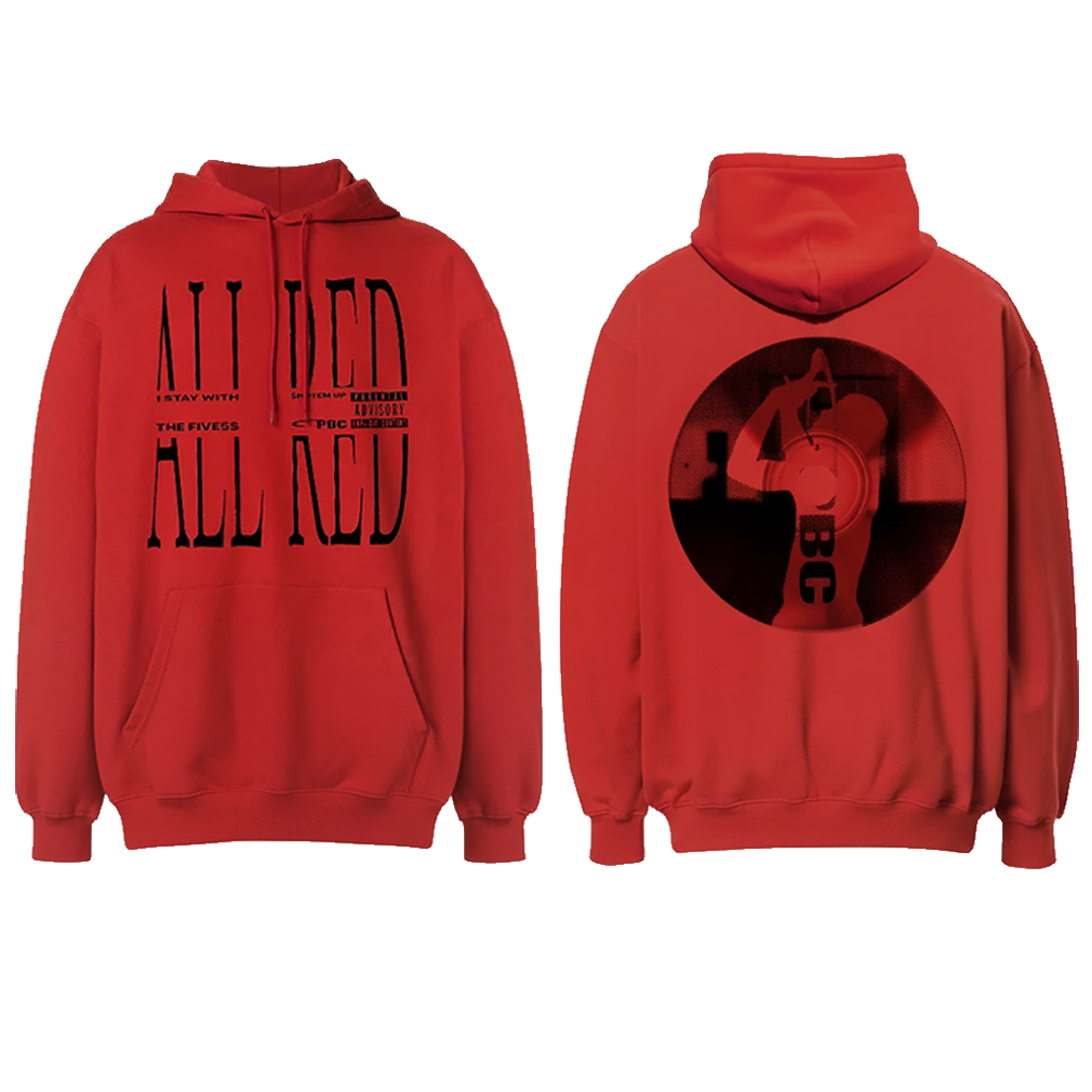 ALL RED HOODIE